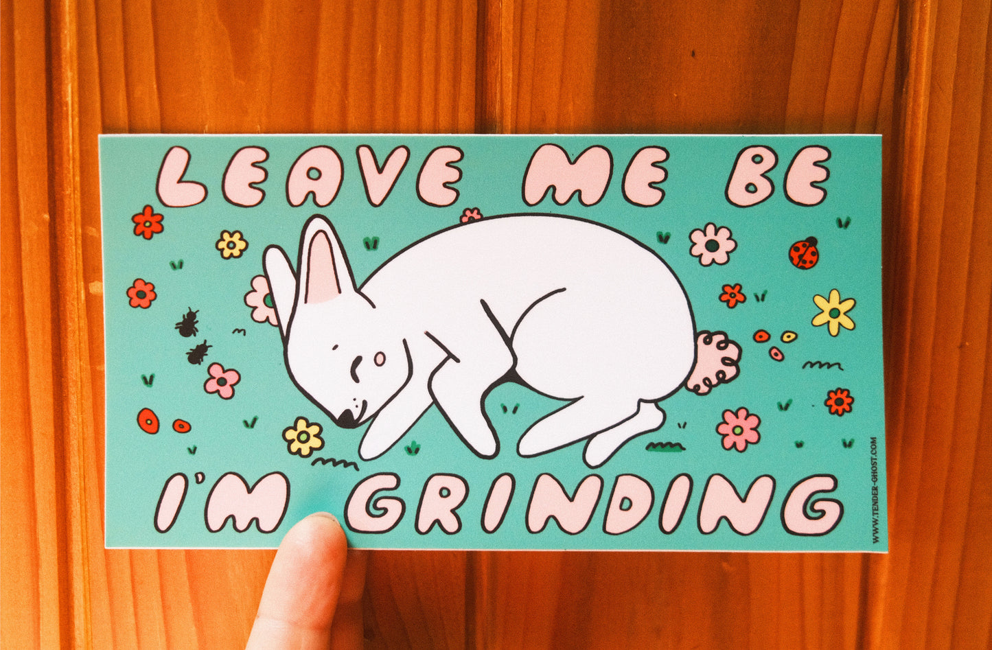 Grinding Bumper Sticker