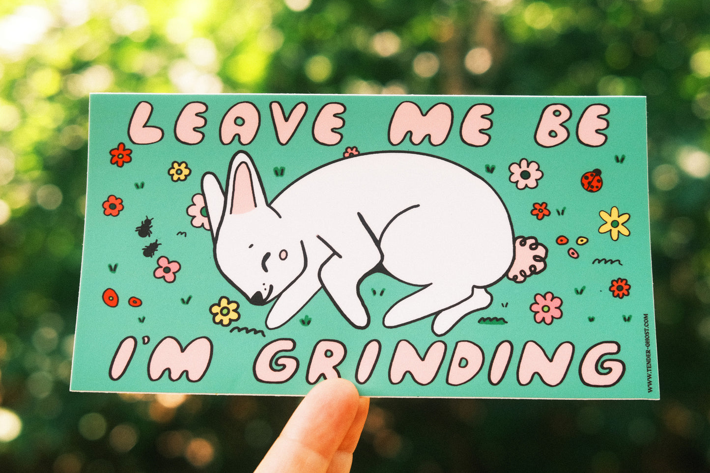 Grinding Bumper Sticker