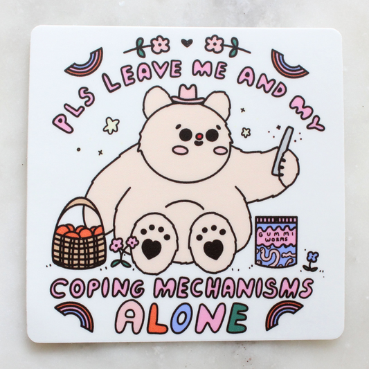 Coping Mechanisms Sticker