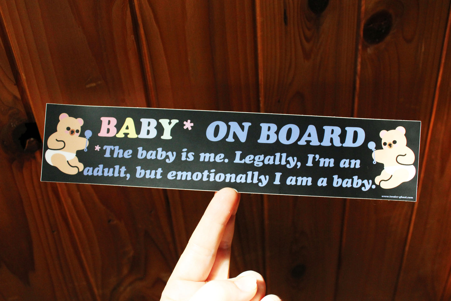 Baby On Board Bumper Sticker