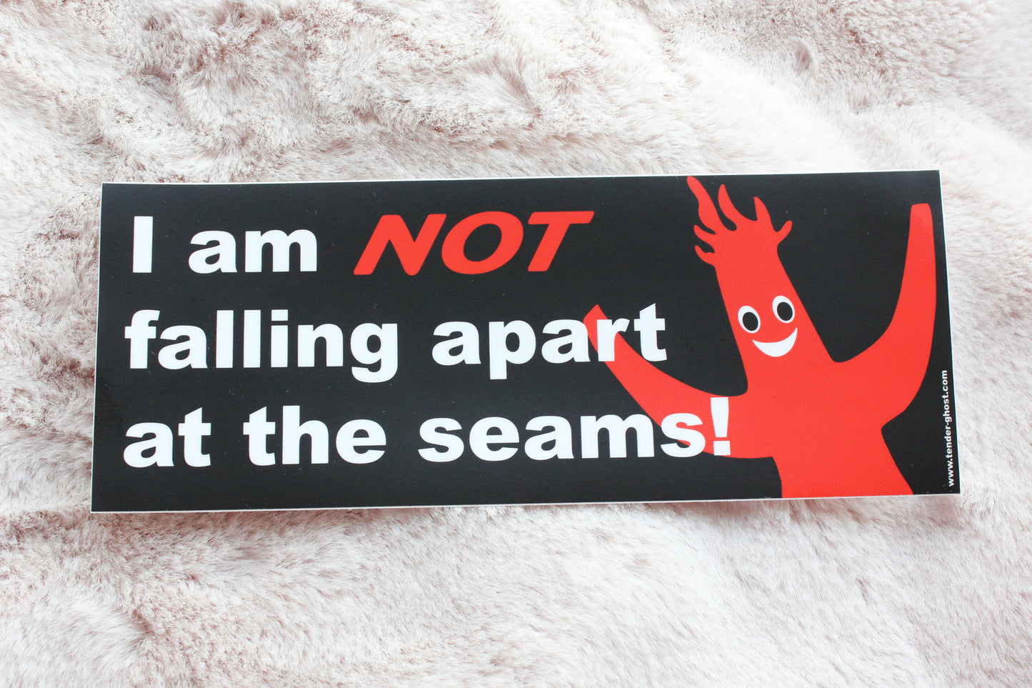 Falling Apart At The Seams Bumper Sticker