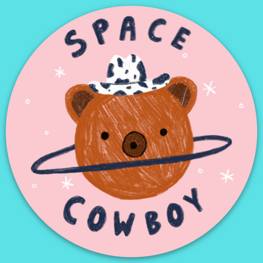 Space Cowboy Sticker