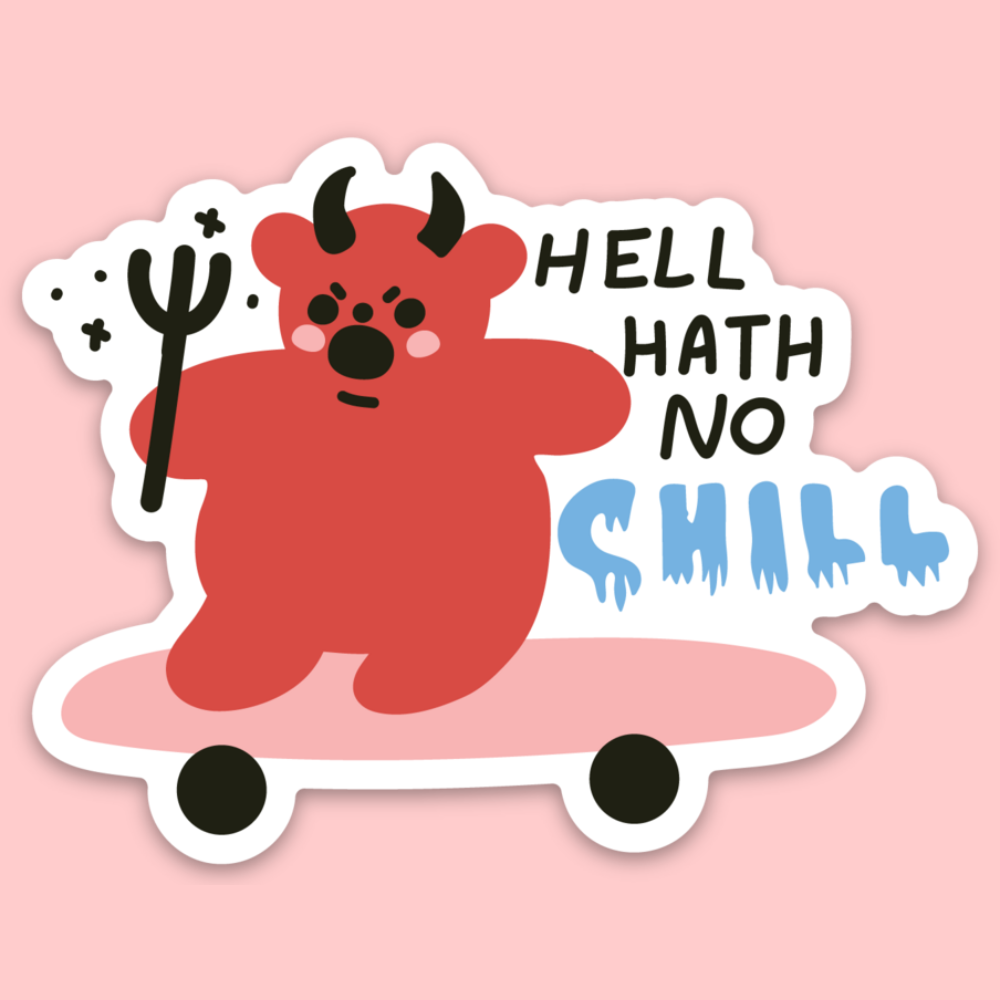 Hell Hath No Channel Sticker