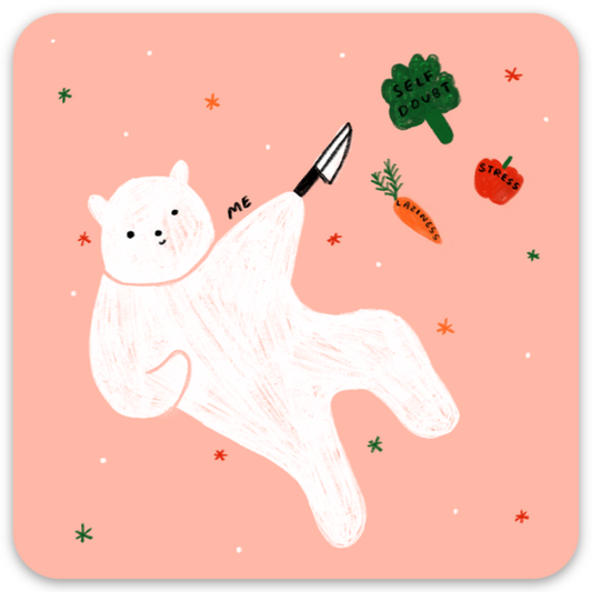 Veggies Villain Sticker