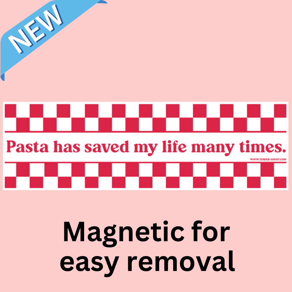 Life Saving Pasta Bumper Magnet