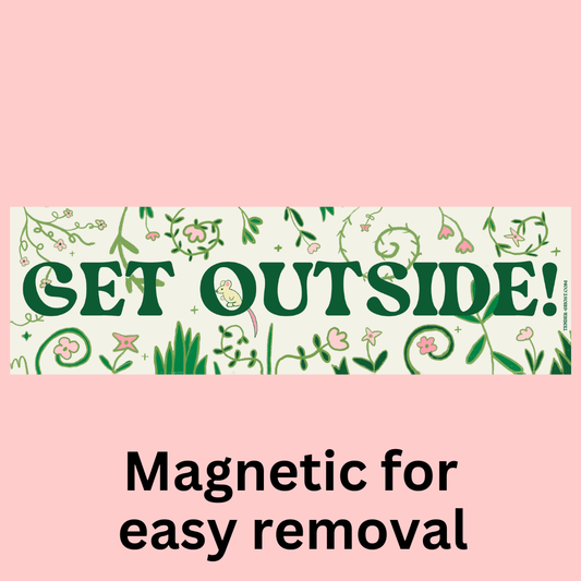 Get Outside Bumper Magnet