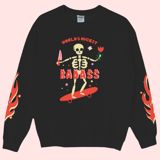 Badass Skeleton Sweatshirt