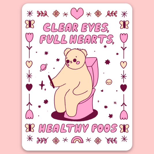 Healthy Poos Sticker