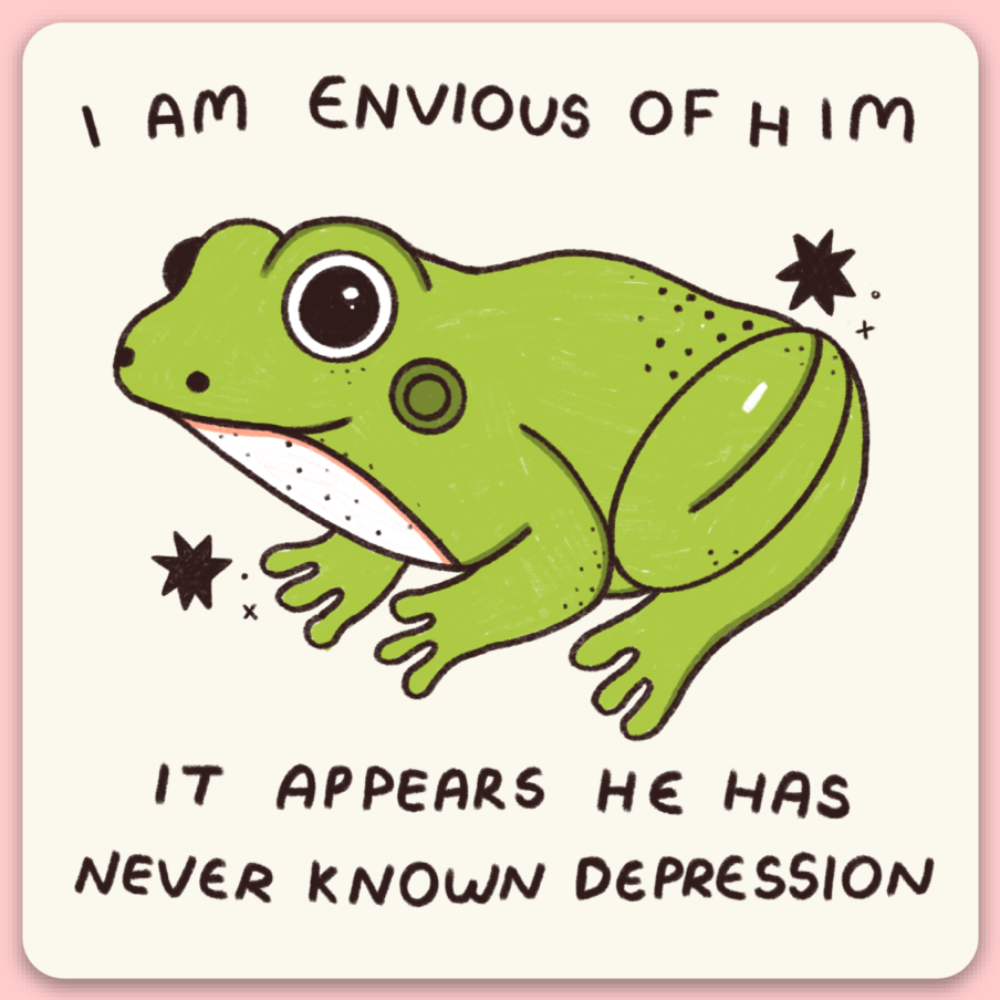 Never Known Depression Sticker