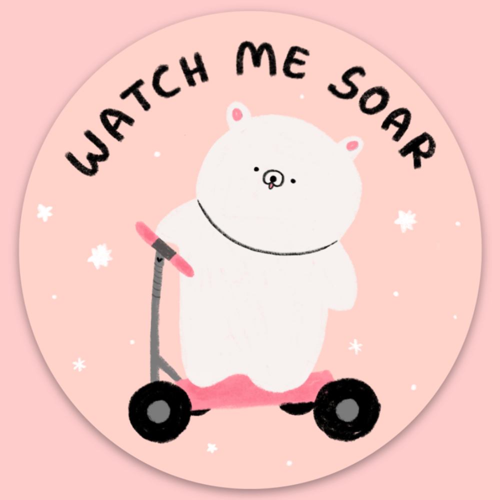 Watch Me Soar Sticker