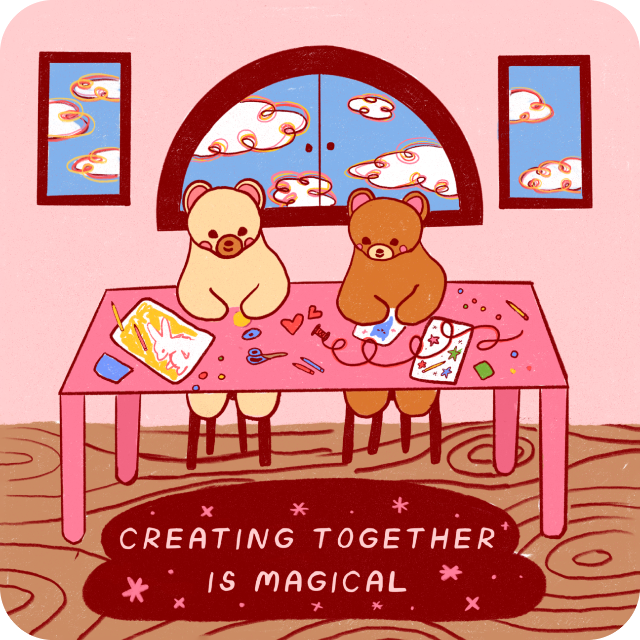Creating Together Sticker