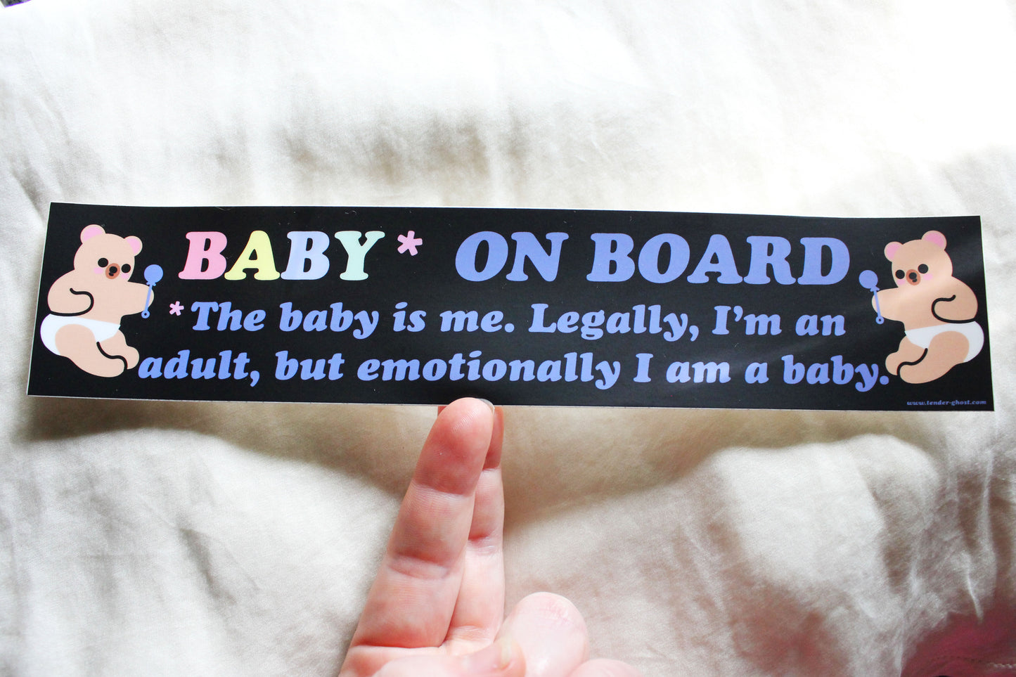 Baby On Board Bumper Sticker