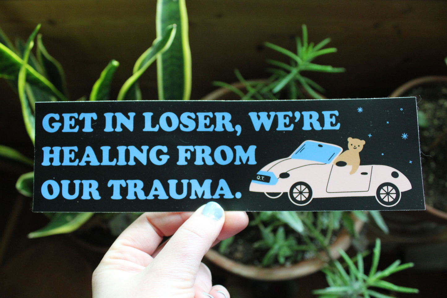 Get In Loser Bumper Sticker