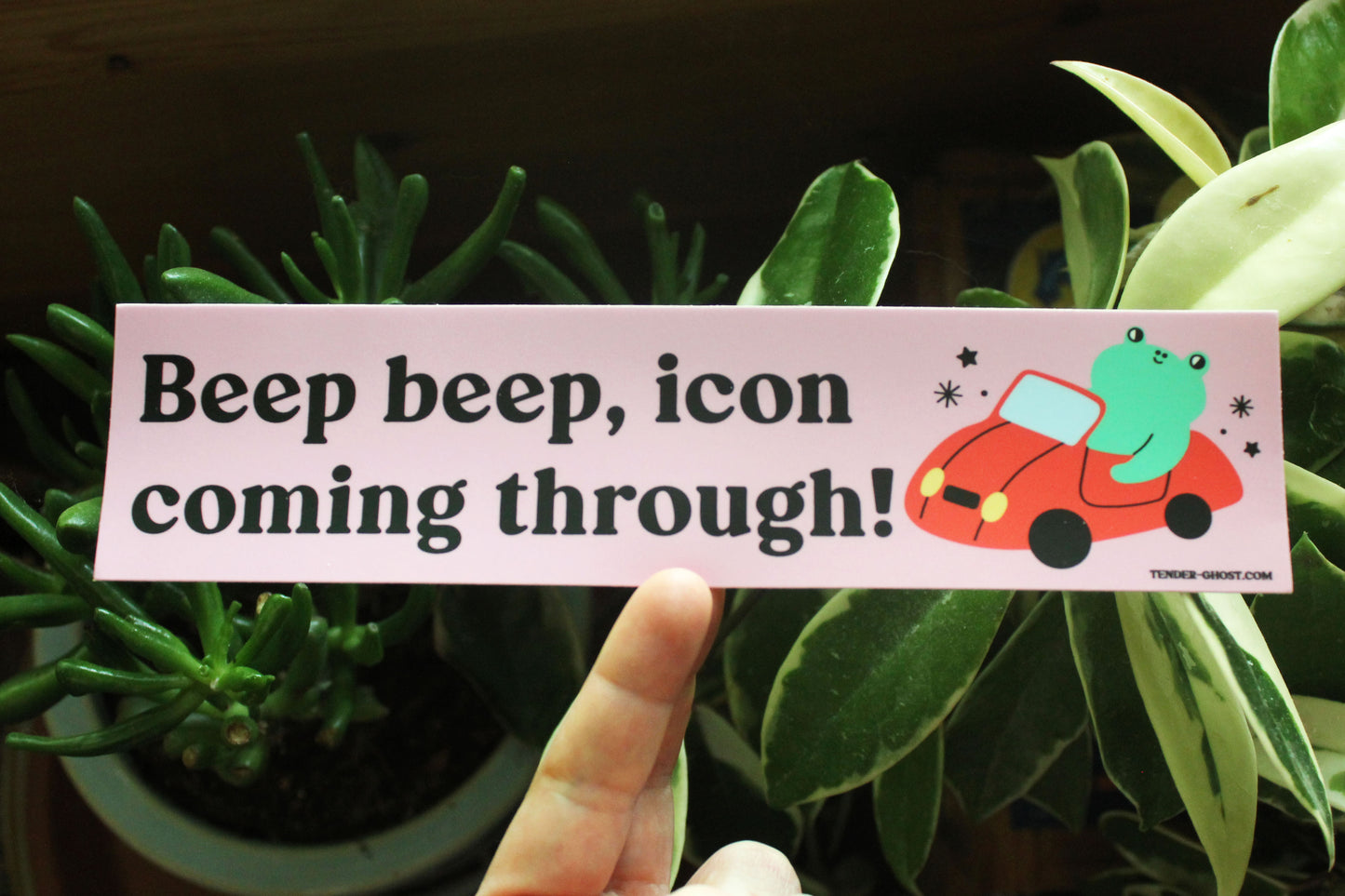 Icon Frog Bumper Sticker