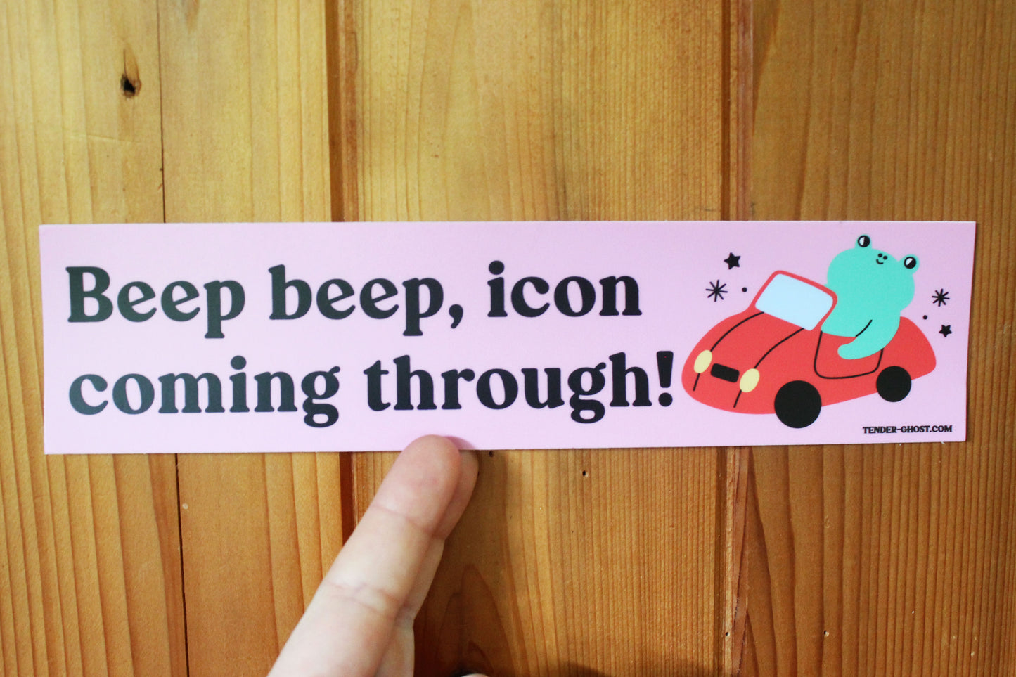 Icon Frog Bumper Sticker